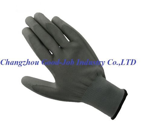 EN388 CE 3121 Auto Repair Pu Coated Nylon Knitted  Gloves