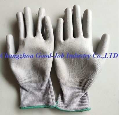 EN388 CE 3121 Auto Repair Pu Coated Nylon Knitted  Gloves